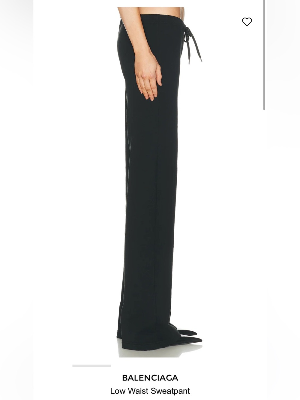 Balenciaga cotton velvet joggers